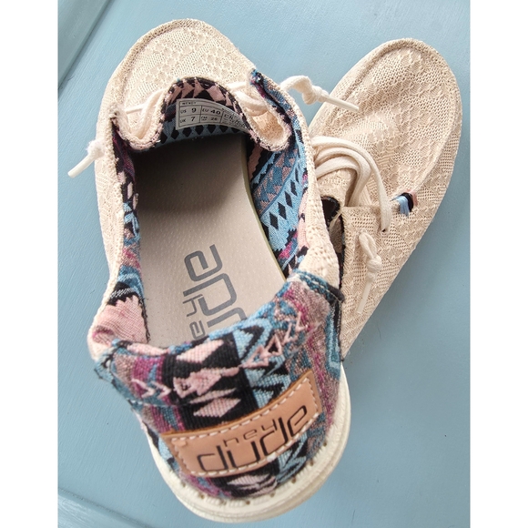 Hey Dude Wendy Boho Aztec Pink - Picture 3 of 5